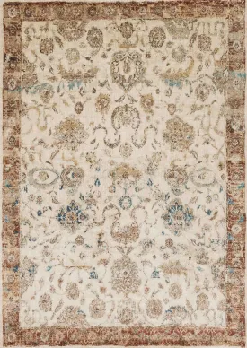 Anastasia AF-04 Antique Ivory/Rust Rug