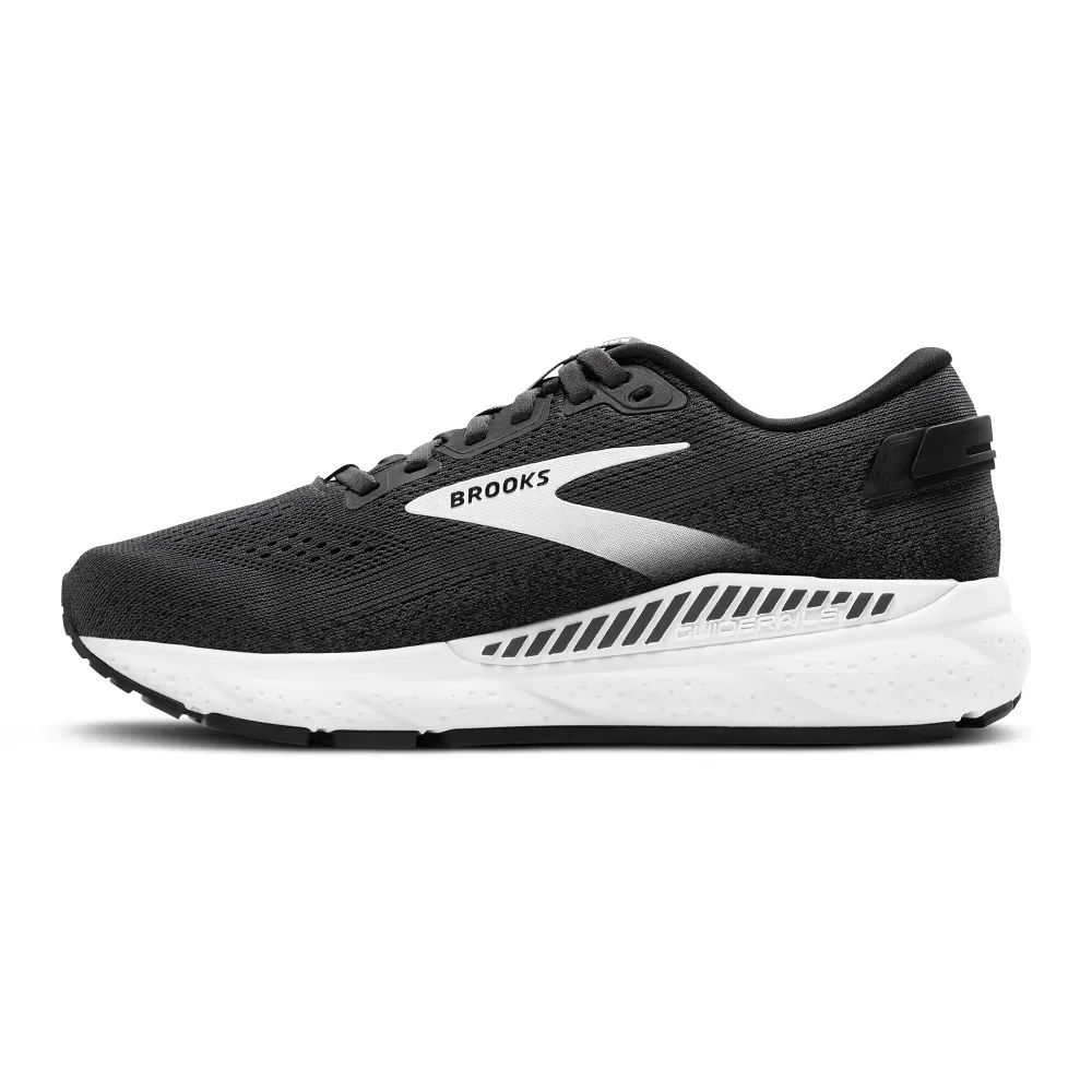 Brooks Women's Ariel GTS 24 Sneaker in Ebony/Black/White