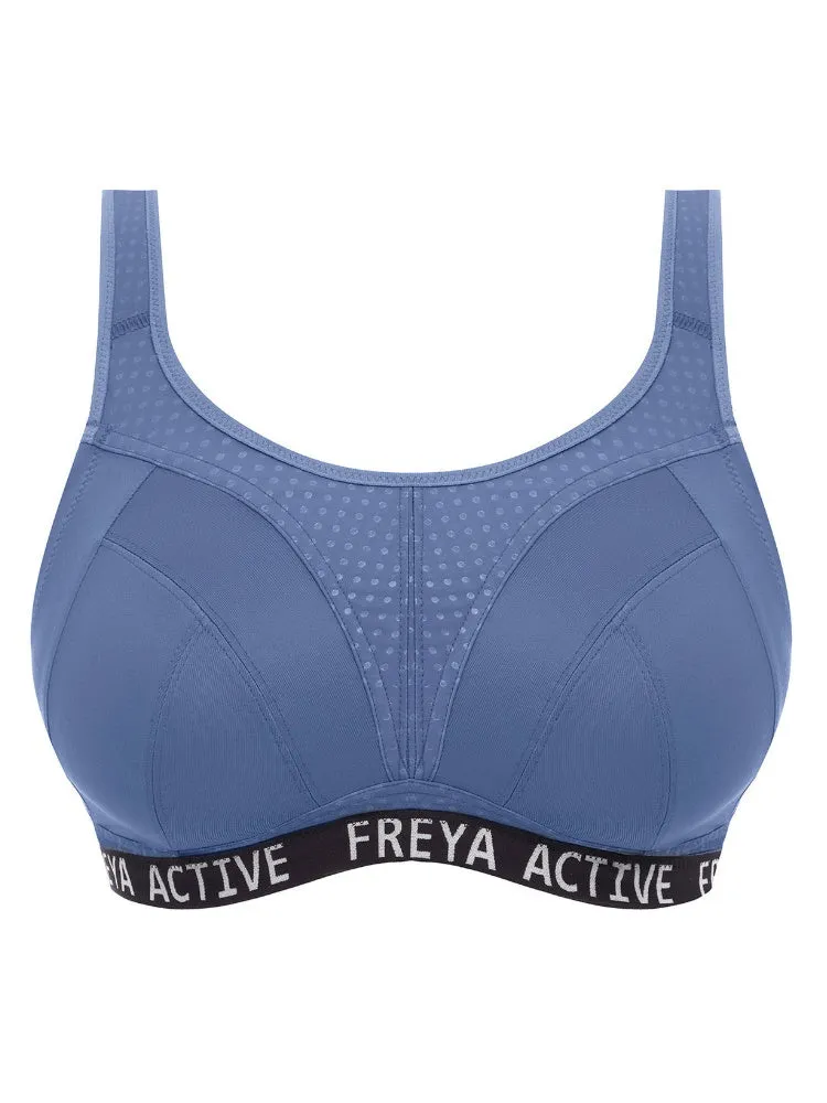 Dynamic Non-Wired Sports Bra - Denim