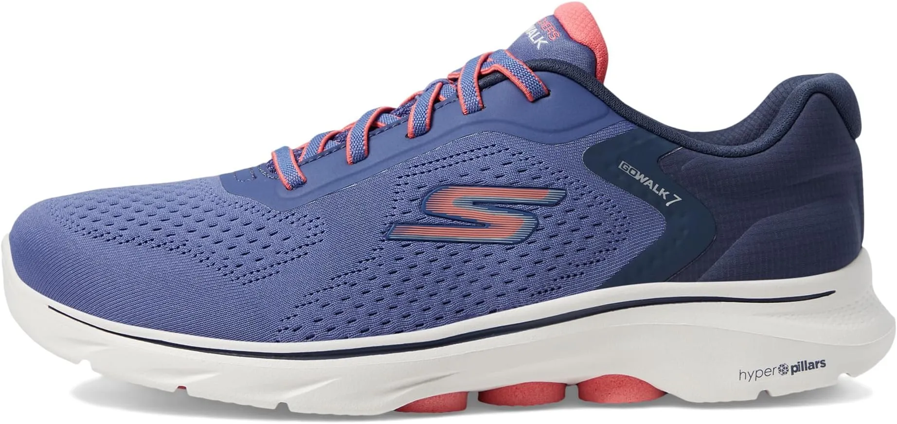 Go Walk 7 - Cosmic Waves SKECHERS Performance, Navy/Coral