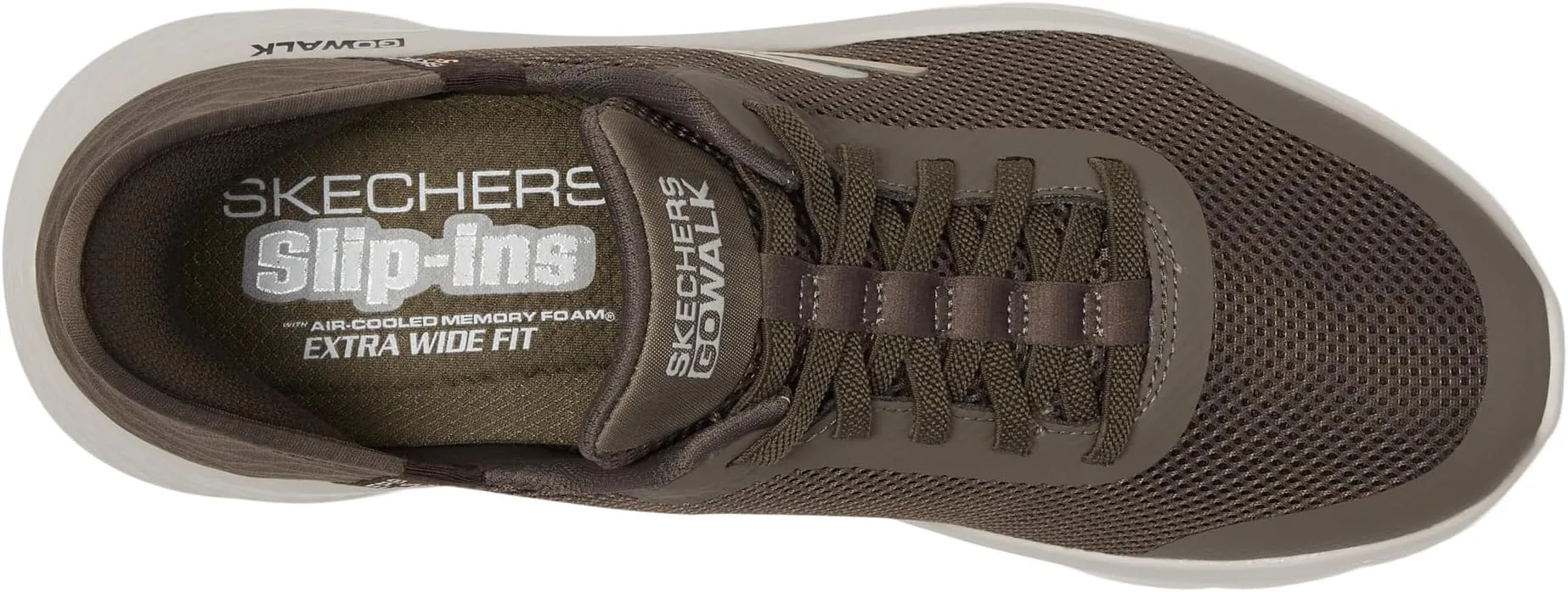 Go Walk Flex - Hands Up Hands Free Slip-Ins SKECHERS Performance Sneakers, brown