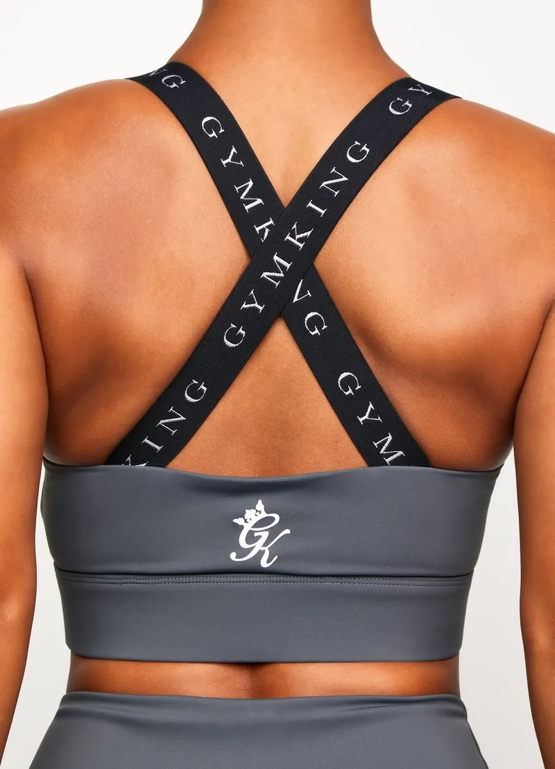 Gym King Sport Dynamic Sports Bra - Steel Grey