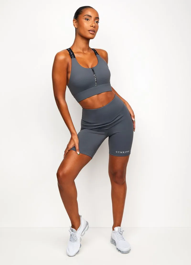 Gym King Sport Dynamic Sports Bra - Steel Grey