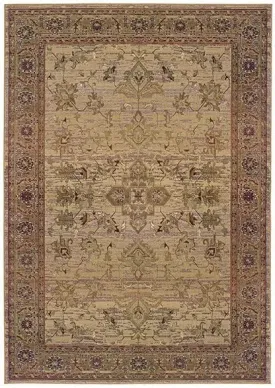 Kharma 836Y Beige/ Green Rug