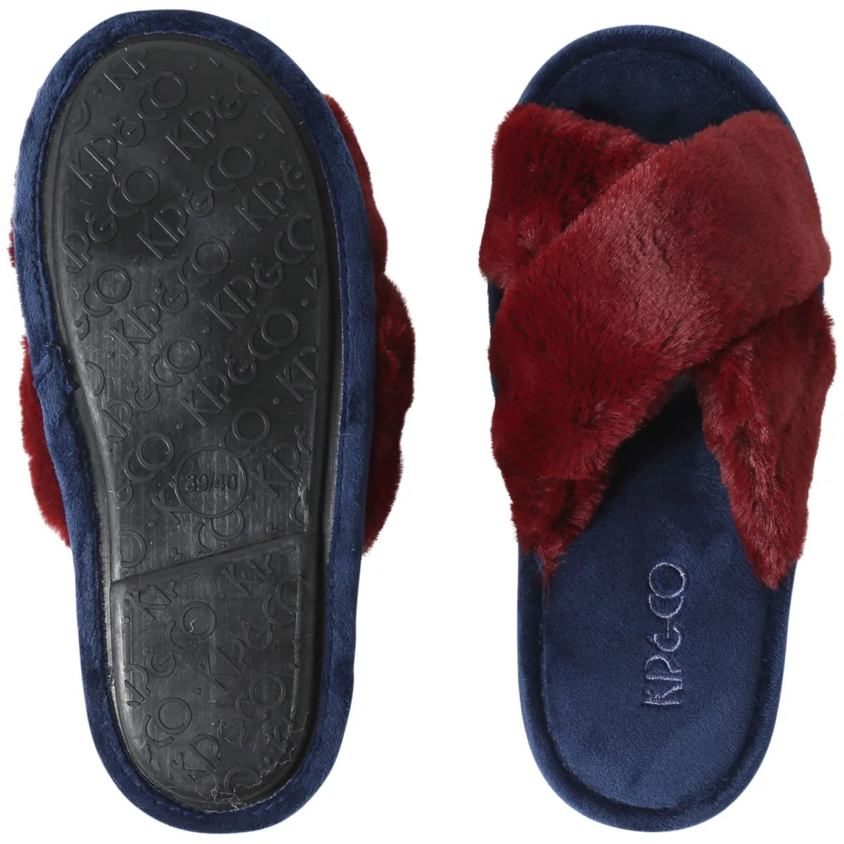 Kip & Co Slippers: Midnight Merlot **FINAL SALE**