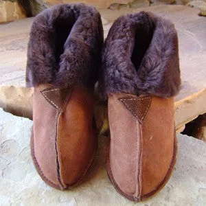 Ladies Boot Style Sheepskin Slippers