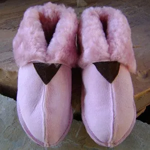 Ladies Boot Style Sheepskin Slippers