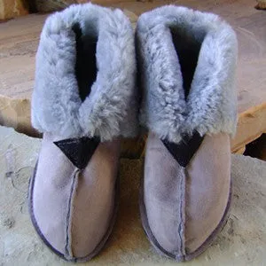 Ladies Boot Style Sheepskin Slippers