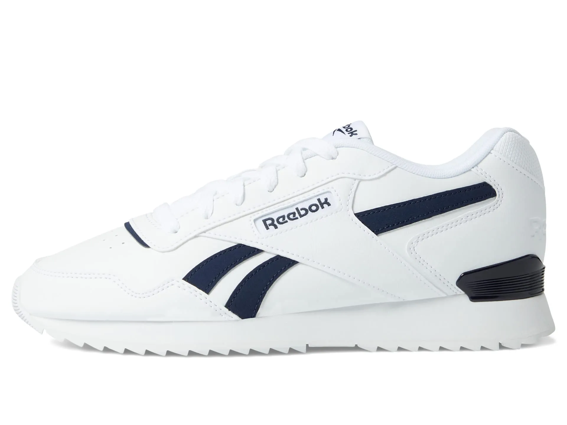 Men's Reebok Glide Ripple Clip sneakers, white/black