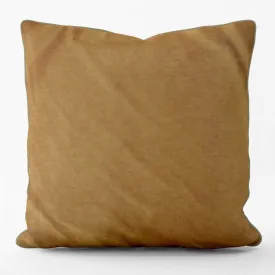 Mustard Piped Velvet Velour Cushion - Sumptuously soft and luxurious