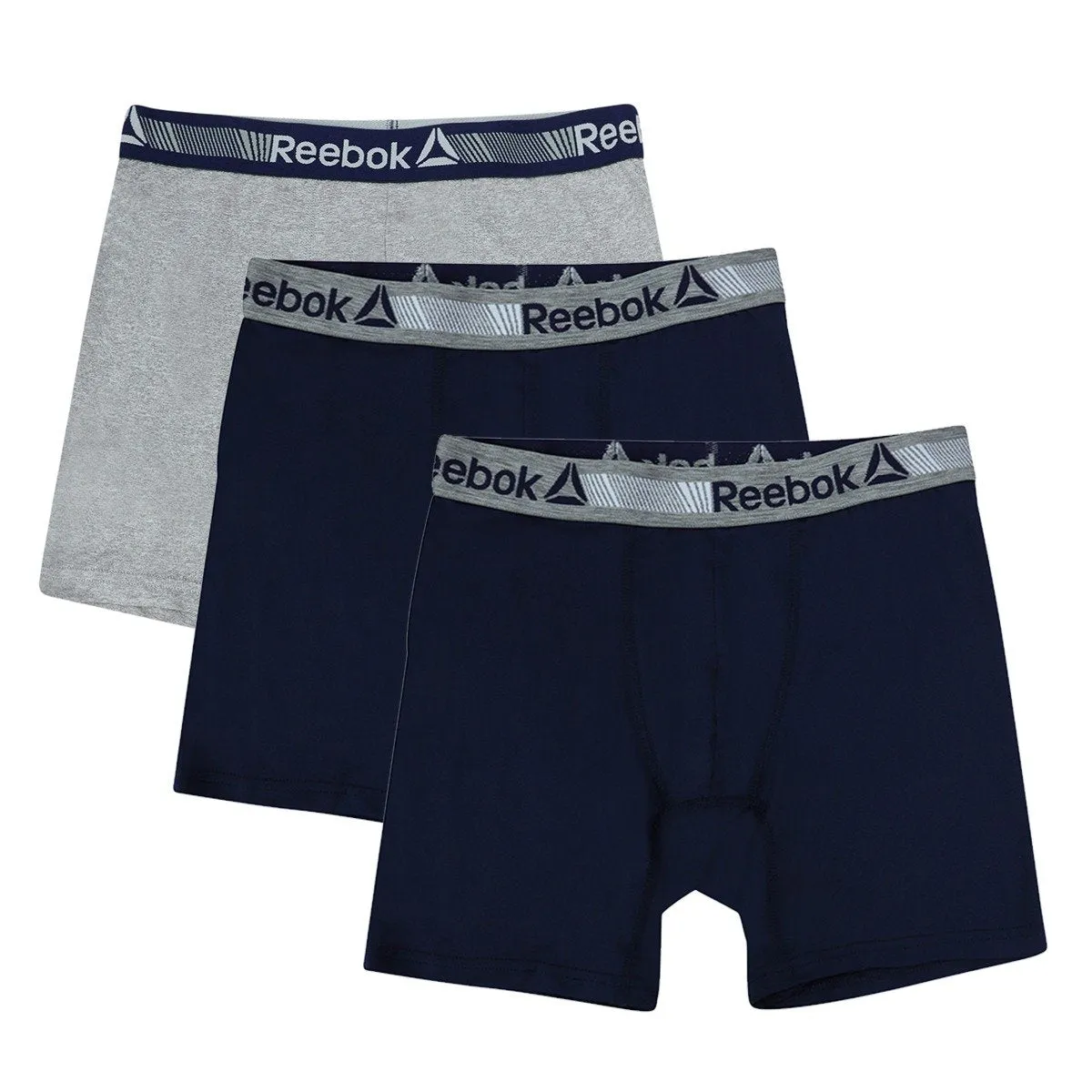 Reebok Men's Performance Cooling Boxer Briefs 3-Pack