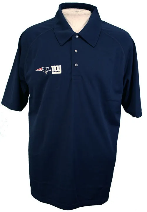 Reebok NFL Football Men's New England Patriots vs. Giants Performance Polo - Navy