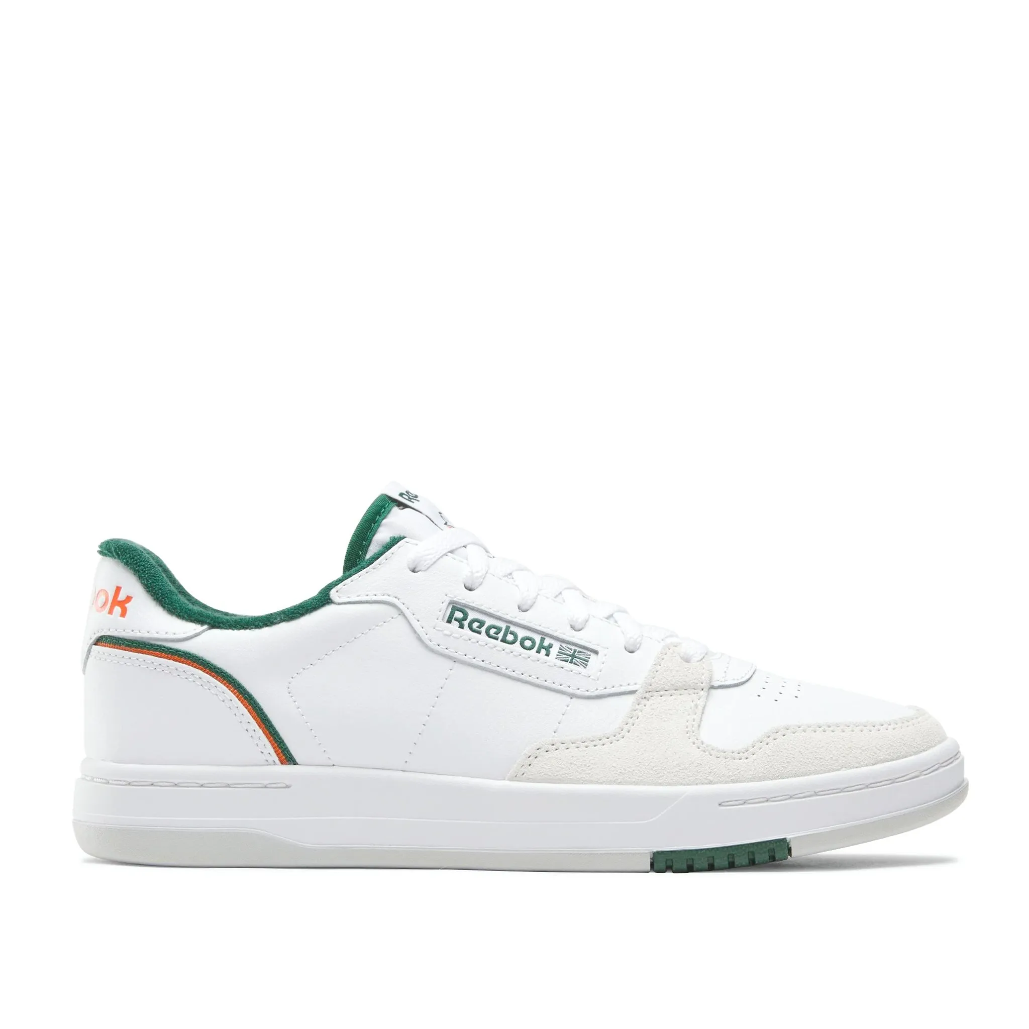 Reebok Phase Court White/Dark Green