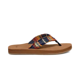 Sanuk M's Fraid Not Blanket Flip Flops