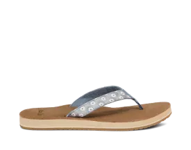 Sanuk W's Happy Placer Daisy Flip Flops