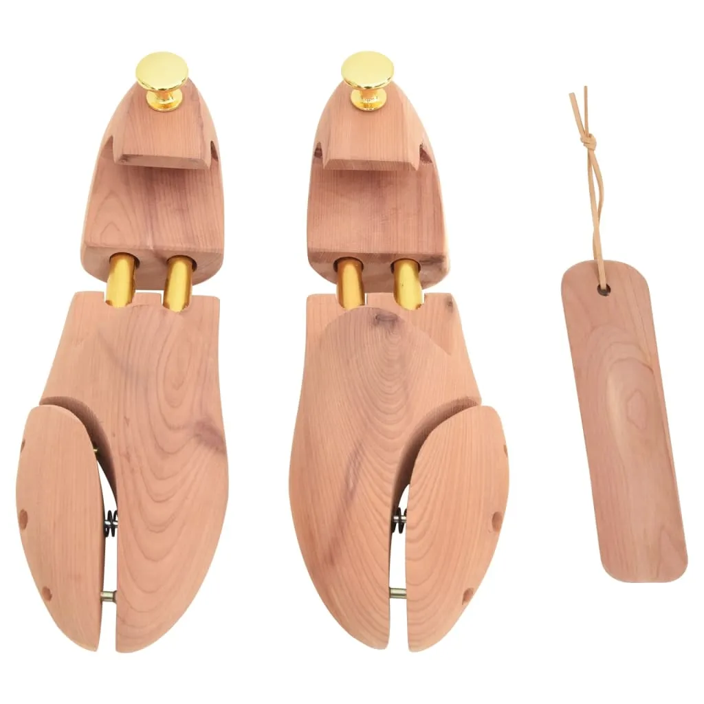 Shoe Stretcher with Shoe Horn EU 38-39 Solid Wood Cedar