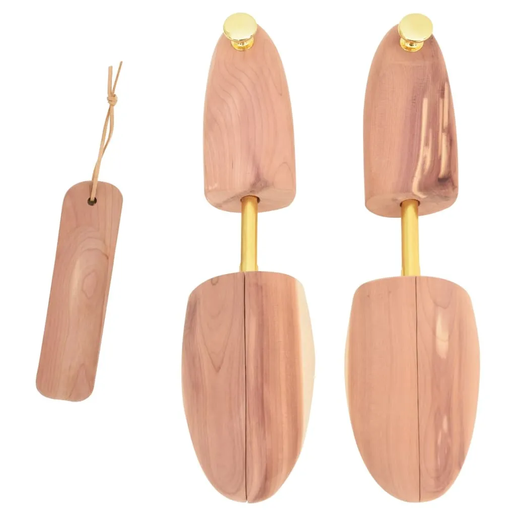 Shoe Stretcher with Shoe Horn EU 42-43.5 Solid Wood Cedar