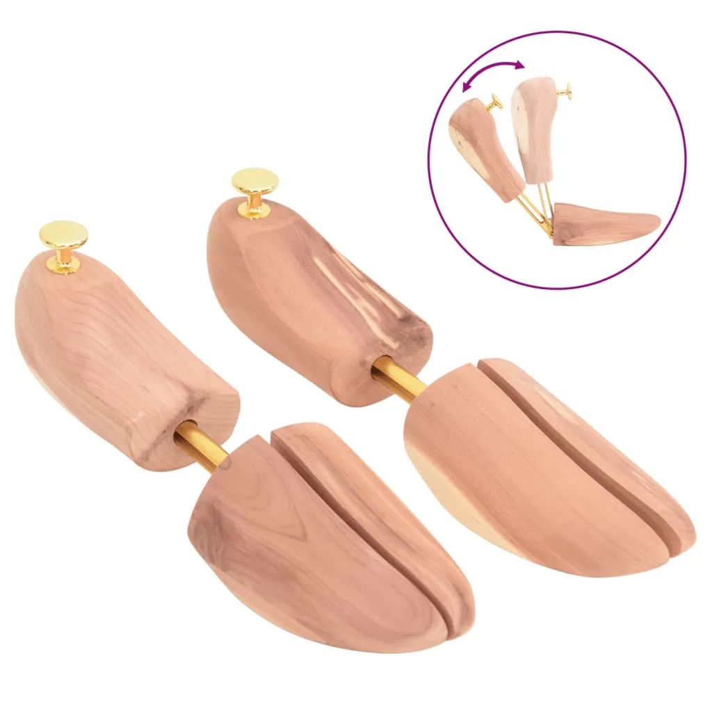 Shoe Stretcher with Shoe Horn EU 44-45 Solid Wood Cedar