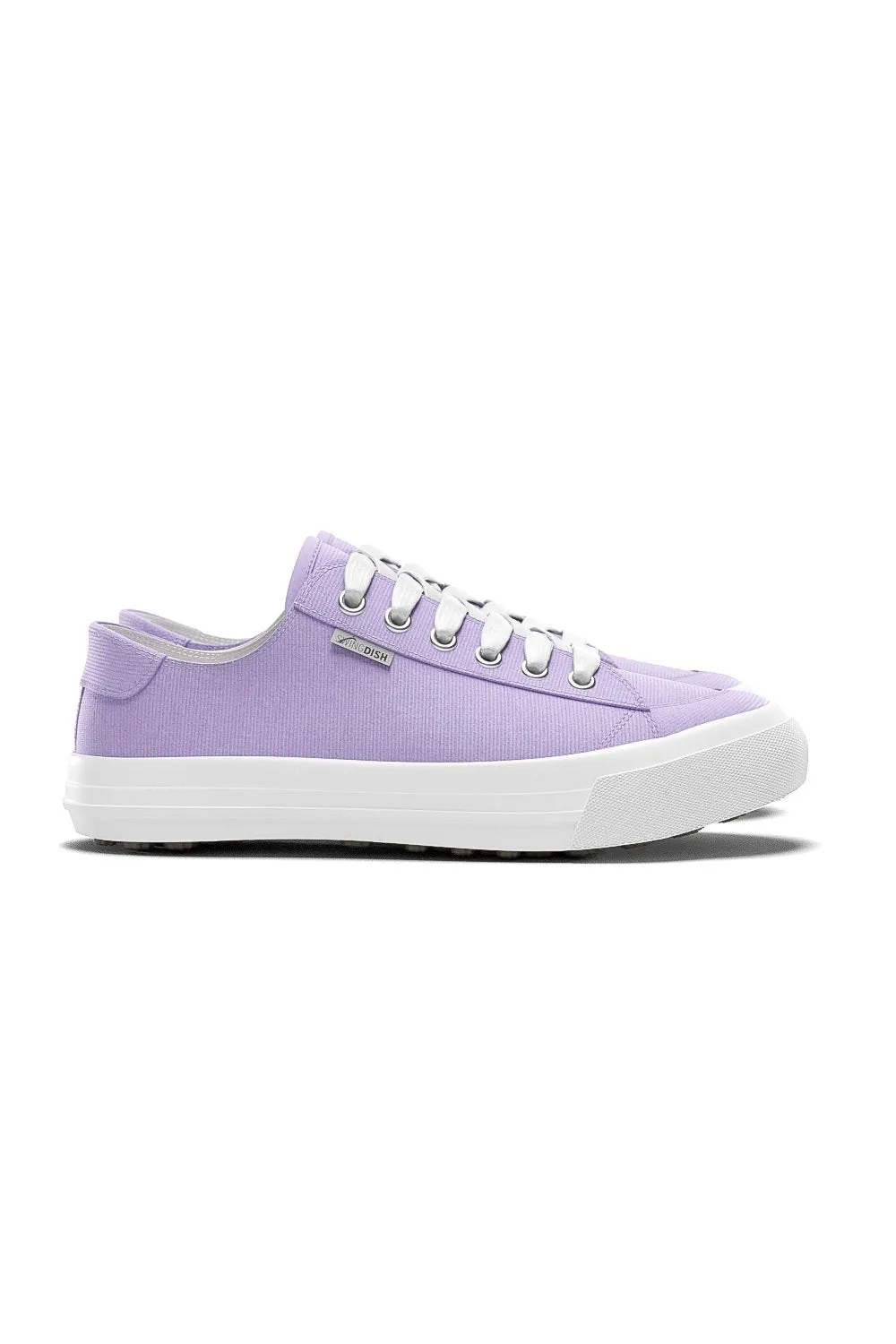 Spikeless Lilac Canvas Traveler Shoe - FINAL SALE