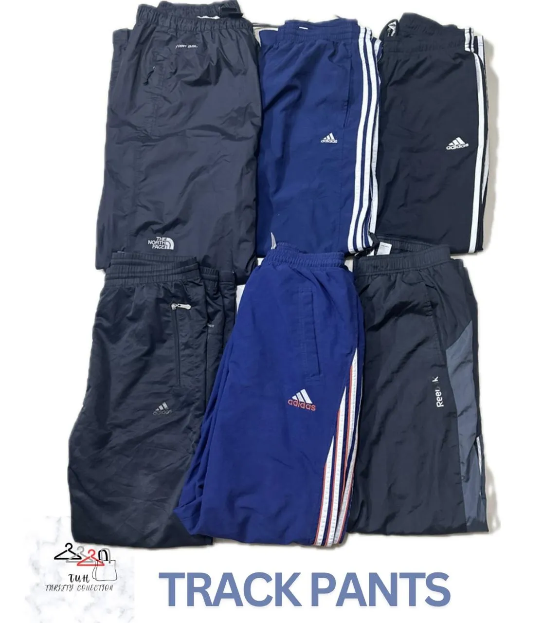 TRACK PANTS (Adidas, Reebok, The North Face, Champion)