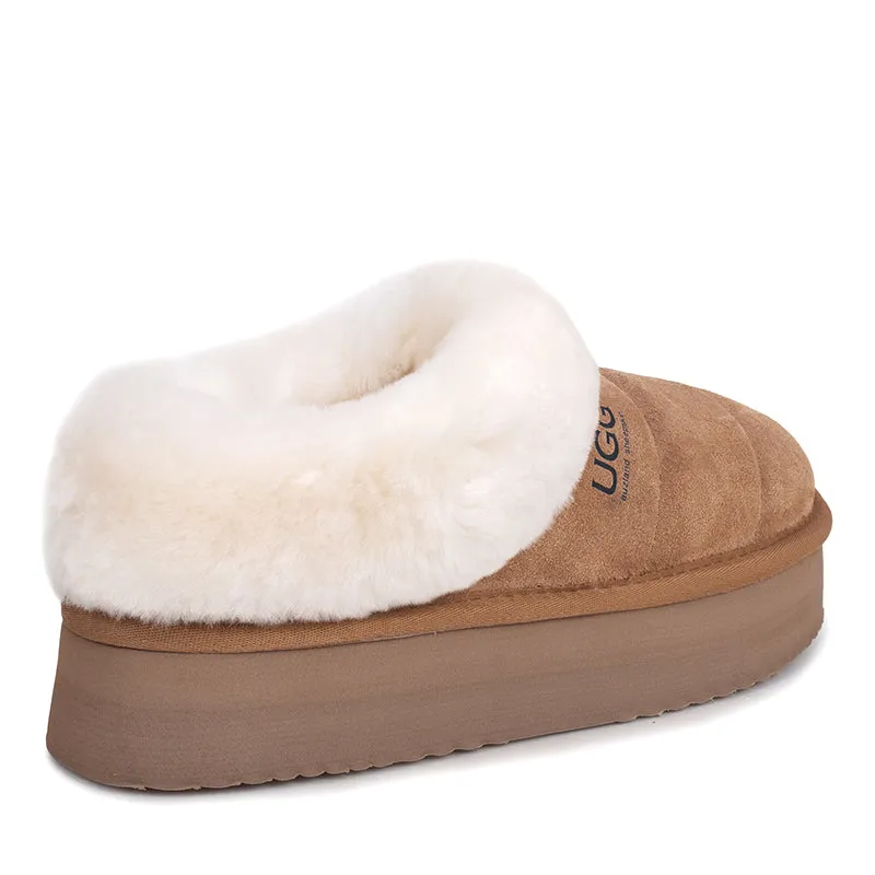 UGG Wolly Platform Slippers